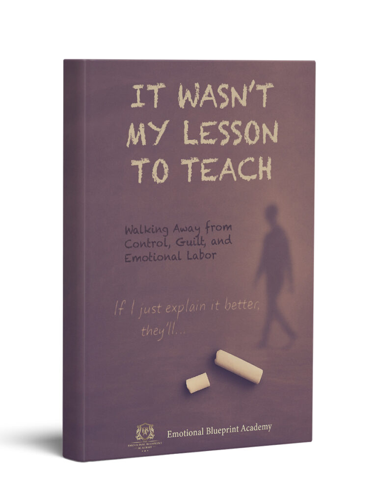 It Wasn't My Lesson to Teach