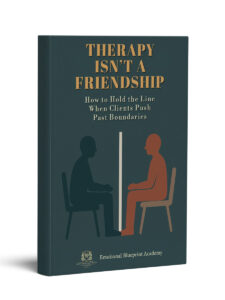 Therapy Isn't a Friendship